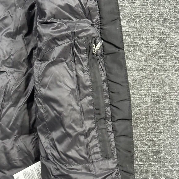 Calvin Klein Womens Performance Black Puffer Vest White Sherpa Lining Size Small - Picture 7 of 11